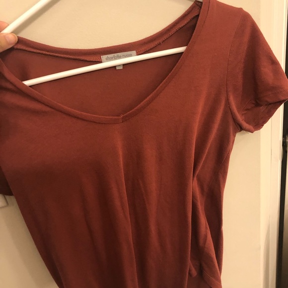 Charlotte Russe v neck shirts - Picture 4 of 5